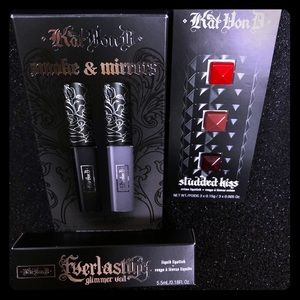 Kat Von D liquid lipstick trio w/ free sample